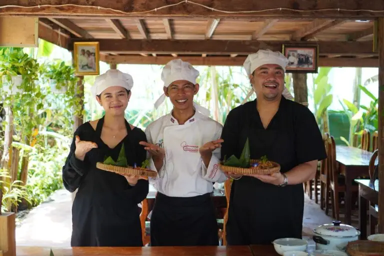 chef pos, leader of our siem reap food tour